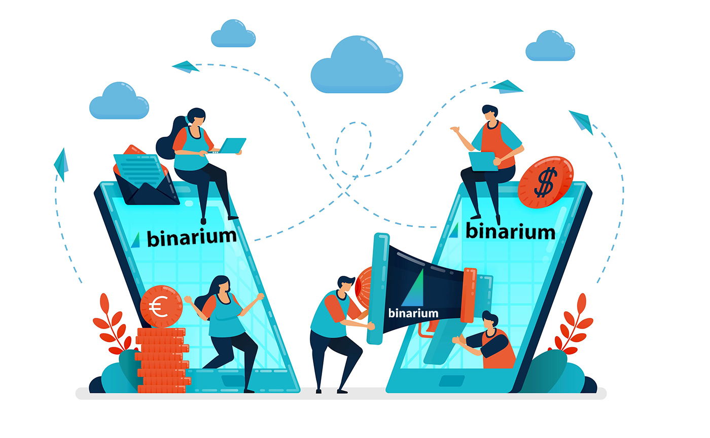 So treten Sie dem Partnerprogramm bei und werden Partner bei Binarium