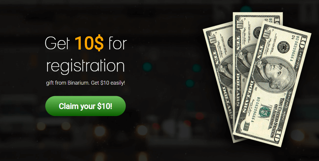 Binarium No Deposit Bonus - $10 for Free