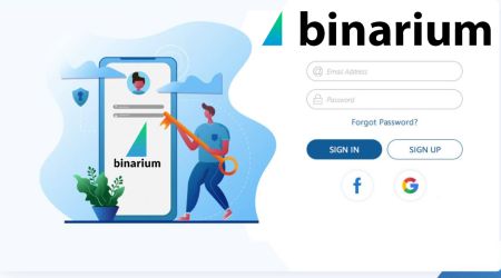 如何在Binarium上注册帐户