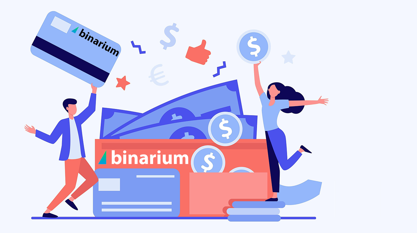 Binarium 계좌 개설 및 자금 인출: 단계 및 지급 규칙